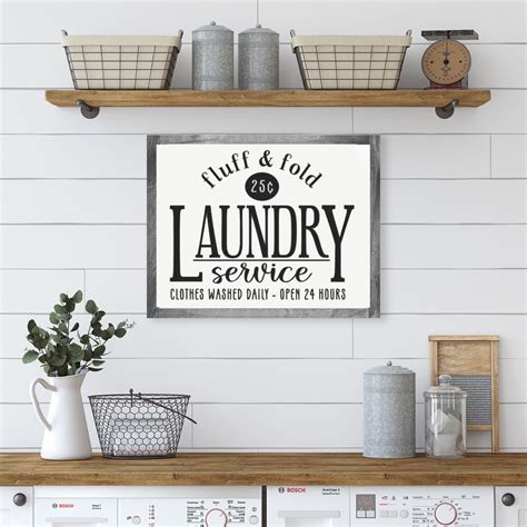 Farmhouse Laundry Room Wall Decor - Laundry Room Ideas