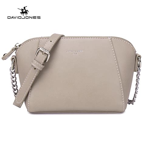 David Jones Bolsa Macia De Couro PU Feminina Bolsas De Luxo Bolsa De