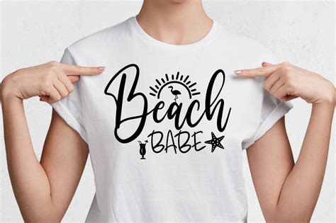 Beach Babe Summer Svg Vector Design Graphic By Uttam Das Creative Fabrica