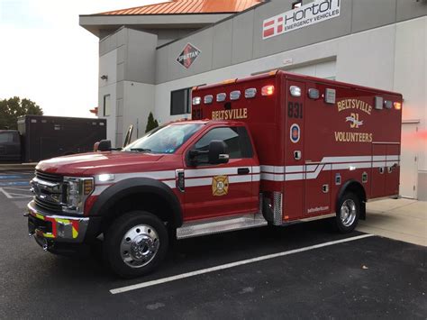 New Ambulance For Beltsville Volunteers Prince George S County