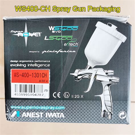 Original Iwatas Ws400 Spray Gun 1.3 Pistola Para Pintar Autos ...