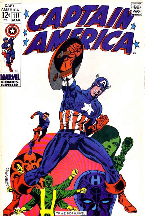 Captain America 111 Jim Steranko Art And Cover Pencil Ink