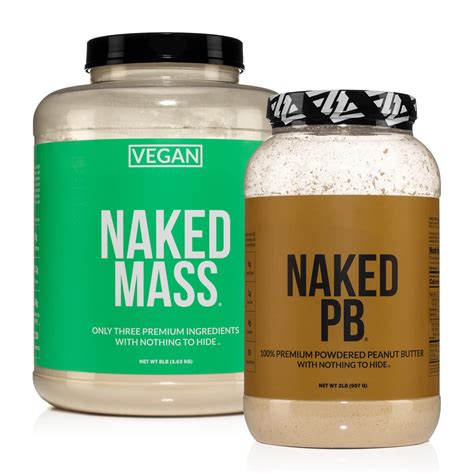 Mua Soy Free Protein Bundle Lb Naked Vegan Mass And Lb Naked Pb Tr N Amazon M Ch Nh H Ng