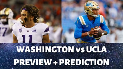 Washington Vs Ucla Preview Prediction Youtube