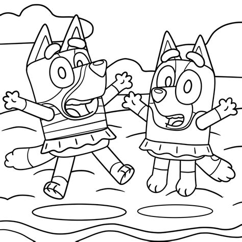 Bingo Coloring Pages 2025