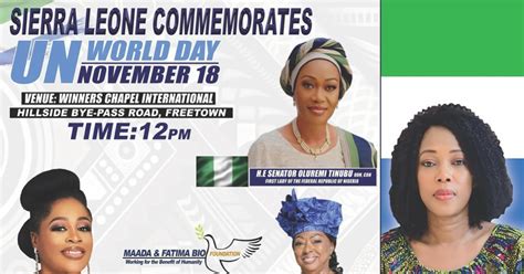 Sierra Leone to Host UN World Day Conference