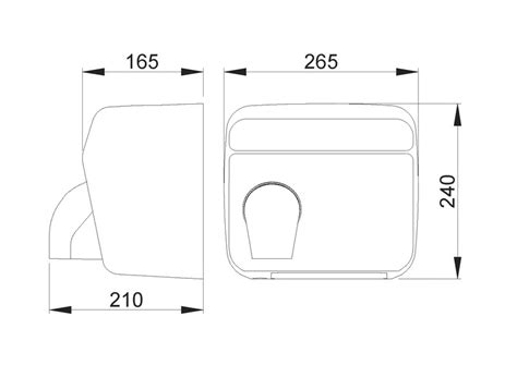 Secamanos Cyclon Sensor Carcasa Inox Brillo Suministros Online Sumick