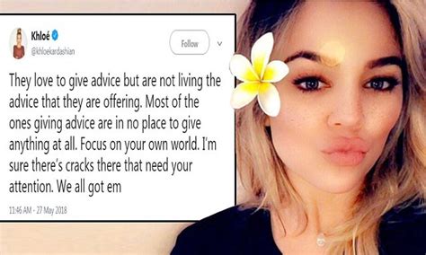 Khloe Kardashian Fires Back At Critics Giving Advice After Tristan