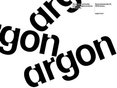 Argon on Behance