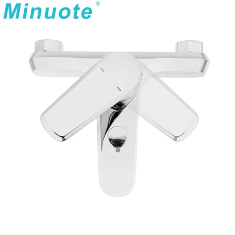 Free Sample Bathroom Black Wall Mounted Hot And Cold Water Tap Mixer Bathtub Tub Faucets For