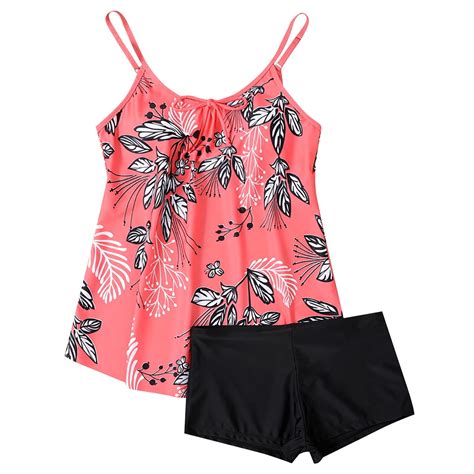 Himmake Women Bathing Suits Piece Mid Waisted Bikini Sets For Women