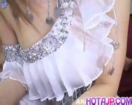 Asuka Kyono In White Stockings Gets Vibrator And Fingers In Ass