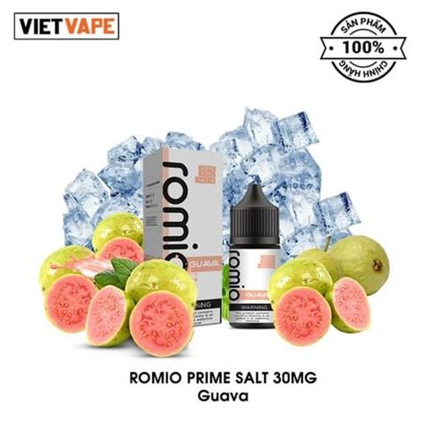 Tinh Dầu Romio Prime Salt Nic Chính Hãng Giá Siêu Rẻ