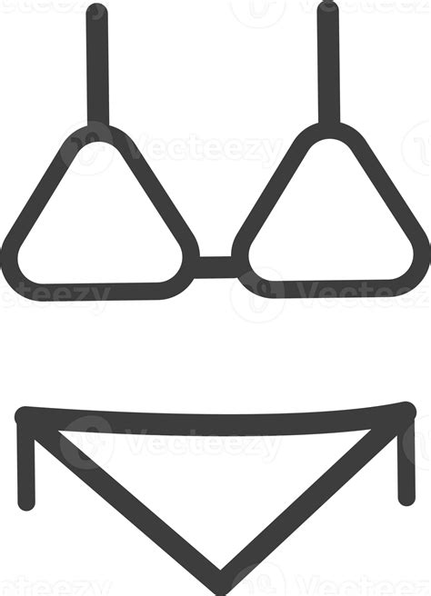 Bikini Thin Line Icon Travel Icon Set Png