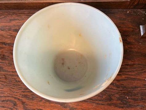 Light Blue Fire King Bowl Integrity Auctioneers