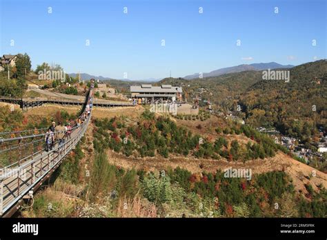 Gatlinburg Tennessee October 14 Skylift Park On October 14 2022