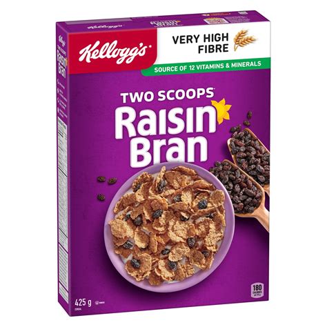 Kellogg S Two Scoops Raisin Bran Cereal Kellogg S Canada