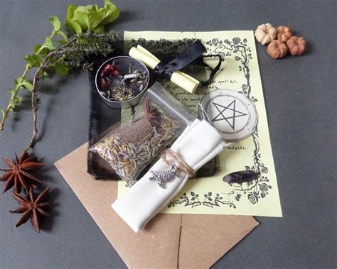 Herb Spell Kit Bag Witch Wicca Pagan Ritual Occult Etsy