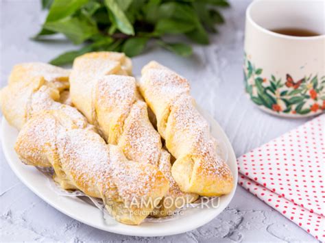 Творожные завитушки с творогом — рецепт с фото пошагово