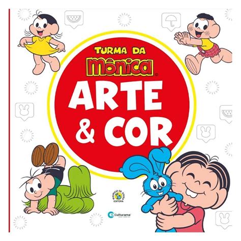 Livro Arte E Cor Turma Da Mônica Culturama - 020520501