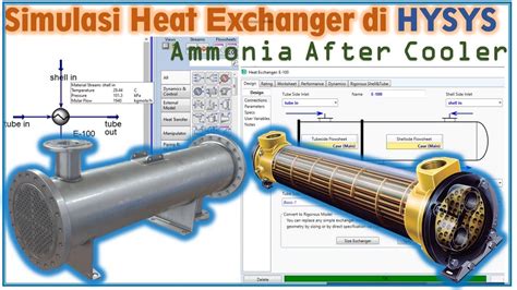 Tutorial Simulasi Heat Exchanger Di Hysys V Youtube