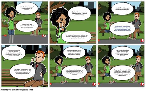 Dialogue Between Two Friends On Environmental Pollution