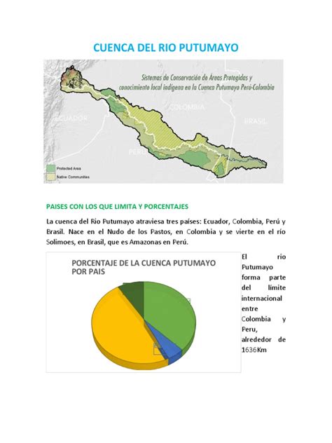 Cuenca Del Rio Putumayo Pdf Ciencias De La Tierra Naturaleza