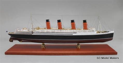 19cm RMS LUSITANIA Ocean Cruise Ship Model Alloy Ship Model Toys & Games Pre-Built & Diecast ...