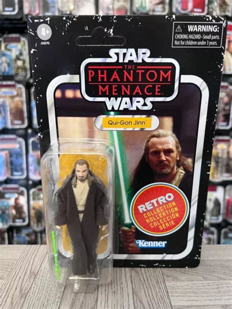 Star Wars The Retro Collection Qui Gon Jinn Picclick Uk