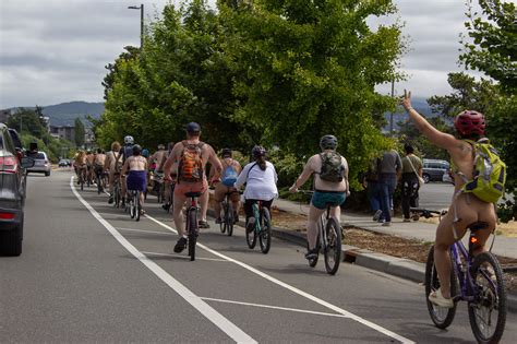 PHOTOS 17th Annual Naked Bike Parade Bares The Streets Of Bellingham My Bellingham Now
