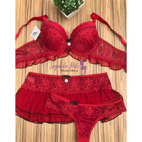 Kit Lingerie De Luxo Shopee Brasil