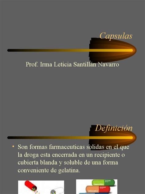 Como Se Escreve Cápsulas - Todo sobre Cápsulas Farmacéuticas | PDF | Sustancias químicas | Química