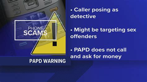 Scammer Posing As Papd Detective Targeting Sex Offenders Newsnow