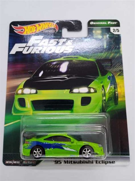 Hot Wheels Fast And Furious 95 Mitsubishi Eclipse Hijau ORIGINAL FAST FNF B Premium 2 5 Mobil