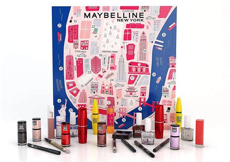 Calendriers De L Avent Maybelline Calendriers De L Avent