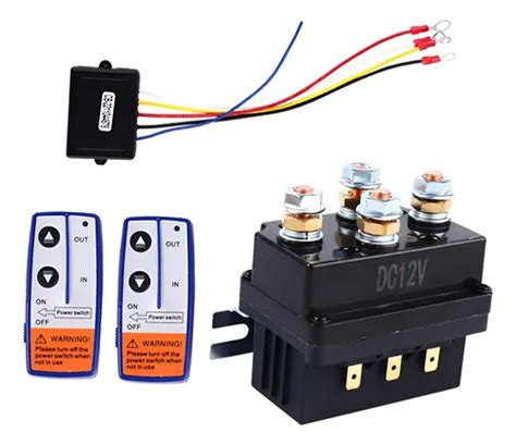 Relé De Solenoide De Cabrestante De 12 V Y 250 A Kit De Envío Gratis