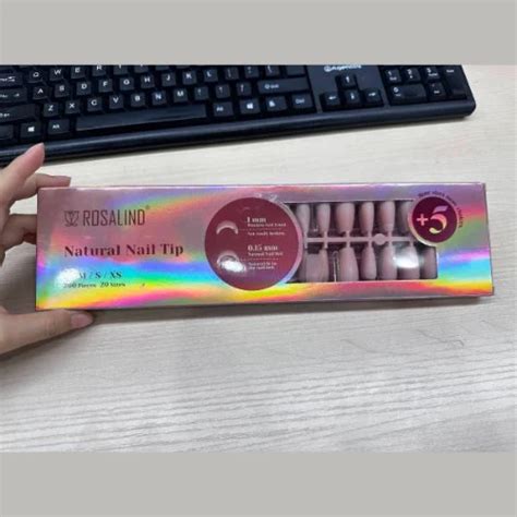 Rosalind Pre Colored Light Nude Nail Tips At 850 Piece Nail Art