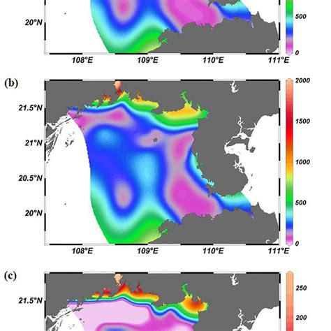 The Spatial Distributions Of Total Microplastics A Homogeneous