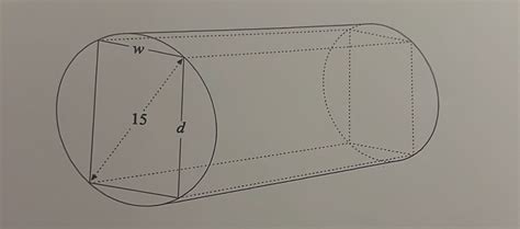 The image shows a cylinder with a rectangle | StudyX