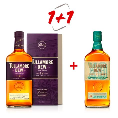 Tullamore D.E.W. 12 YO 0,7l 40% Akce 1+1 Tullamore D.E.W. XO Rum Cask 0 ...
