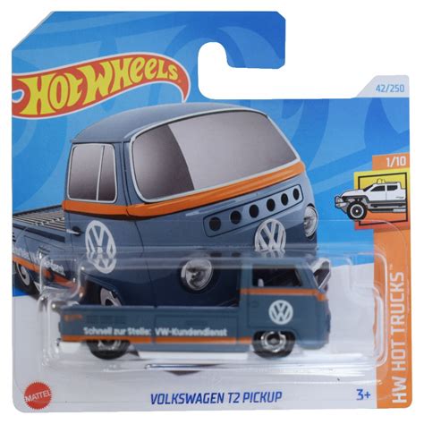Hot Wheels Volkswagen T Pickup kisautó es méretarány Mattel vásárlás a Játékshopban