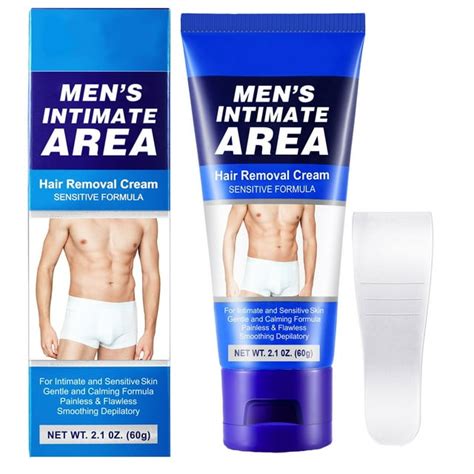 Male-Intimate Area Hair Removal-Cream, Gentle And Non Irritating Hair Removal-Cream For Private ...