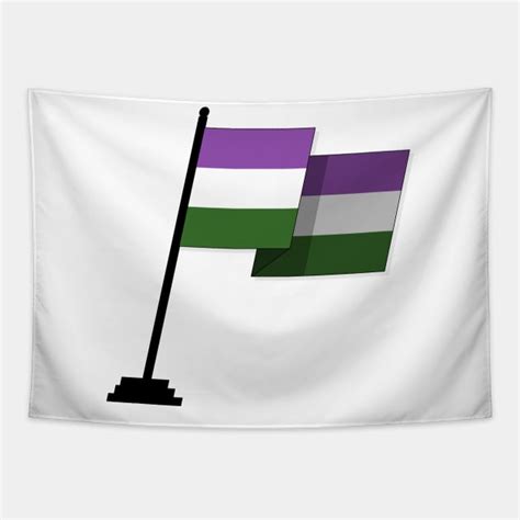 Large Waving Flag In Genderqueer Pride Flag Colors Genderqueer Flag