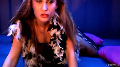 Wild Blonde Undresses In A Cage