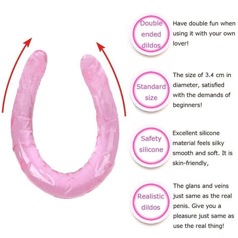 Long Double Sided Ended Headed Dildo Penetration Dong Lesbians Sex Toys Women Ebay