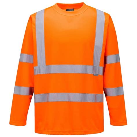 Portwest S Long Sleeved Hi Vis T Shirt