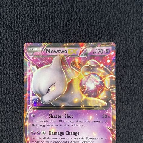 Mavin Pok Mon Tcg Mewtwo Ex Xy Black Star Promo Xy Holographic Card