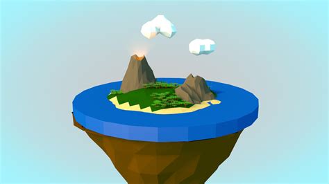 Low-poly Island by Opikus on DeviantArt