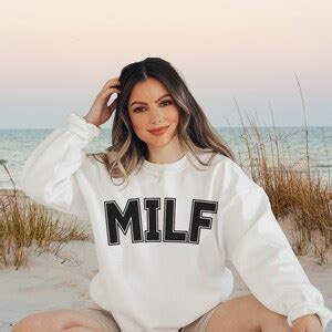 Mom Sweatshirt Milf Sweatshirt Mom Shirt Mom Gift Mom Birthday Gifts Preppy Preppy