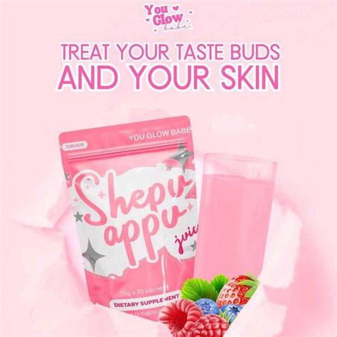 Shepu Appu Whitening Collagen Juice Drink By You Glow Babe Beauty